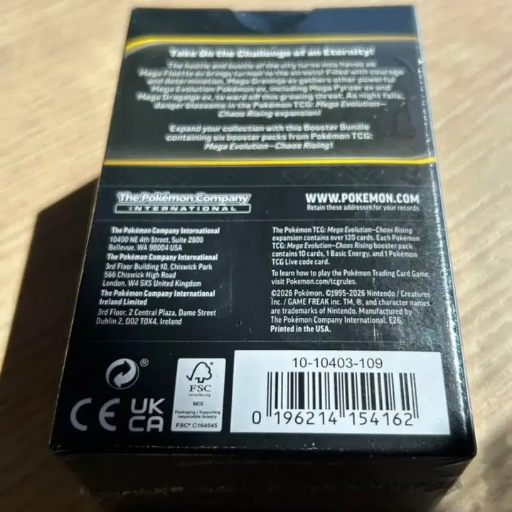[BUNJANG] Pokemon TCG Chaos Rising Booster Bundle (English Version) / 95,000 포켓몬스터 북미판 (영문판) 닌자스피너 부스터번들