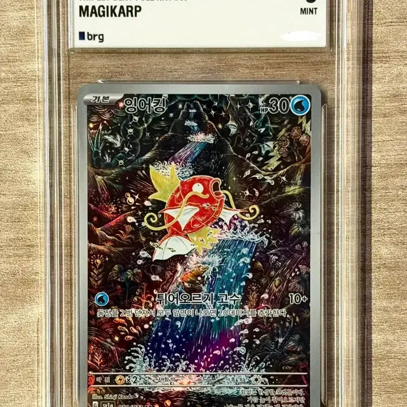 [BUNJANG] Pokemon Card Magikarp AR BRG 9 / 포켓몬 카드 신지칸다 잉어킹 ar brg 9