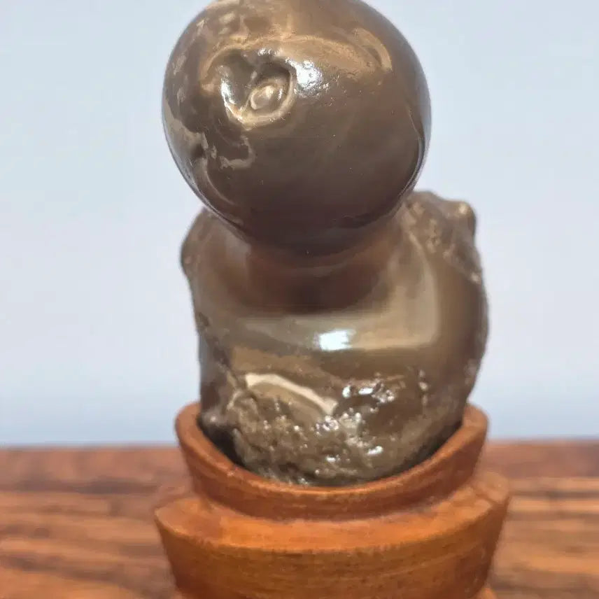[BUNJANG] Agate Mineral Stone with Stand / 26063009 귀여운 마노석 사유 광물 수석 팝니다