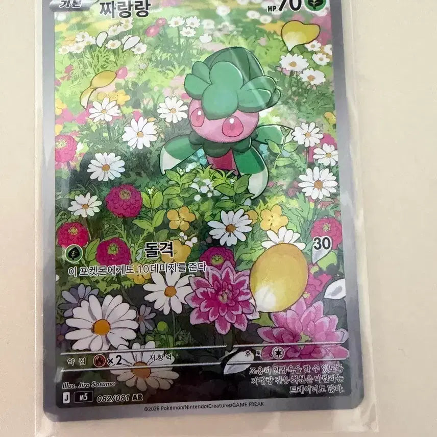 [BUNJANG] Pokemon Card Tarakong AR / 포켓몬 카드 짜랑랑 AR