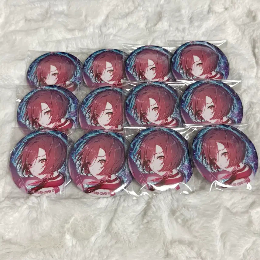 [BUNJANG] Vocaloid MEIKO Project SEKAI Walleen Can Badge Bundle Set / 보컬로이드 메이코 MEIKO 프세카 월링 각후 캔뱃지 12개 일괄 판매