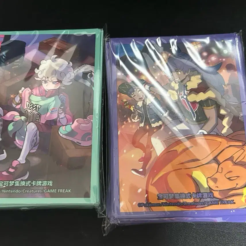 [BUNJANG] Pokemon Card Standard Sleeves - Dandel &amp; Bipa - 60 Count Bundle / 포켓몬카드 중판 슬리브 단델, 비파 60장씩 일괄