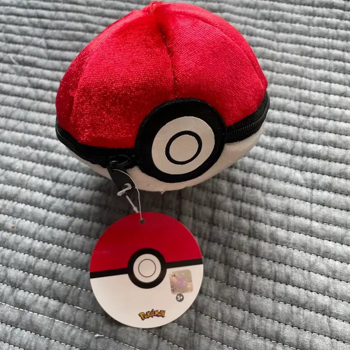 [BUNJANG] Pokemon Monster Ball Pouch and 8cm Mascot Keychain / 포켓몬스터 몬스터볼 파우치 앤 8cm 마스코트 키링
