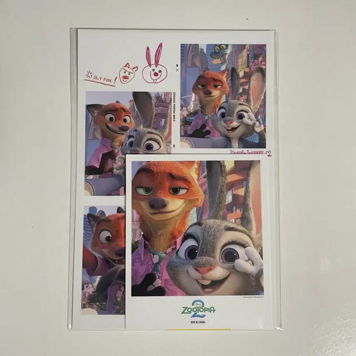 [BUNJANG] Zootopia 2 CGV Lucky Draw Photocard / 주토피아2 네컷 폴라로이드 특전 판매 cgv굿즈 미개봉