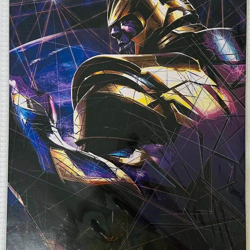 [BUNJANG] Marvel Thanos Illustration Poster / 마블 타노스 일러스트 포스터