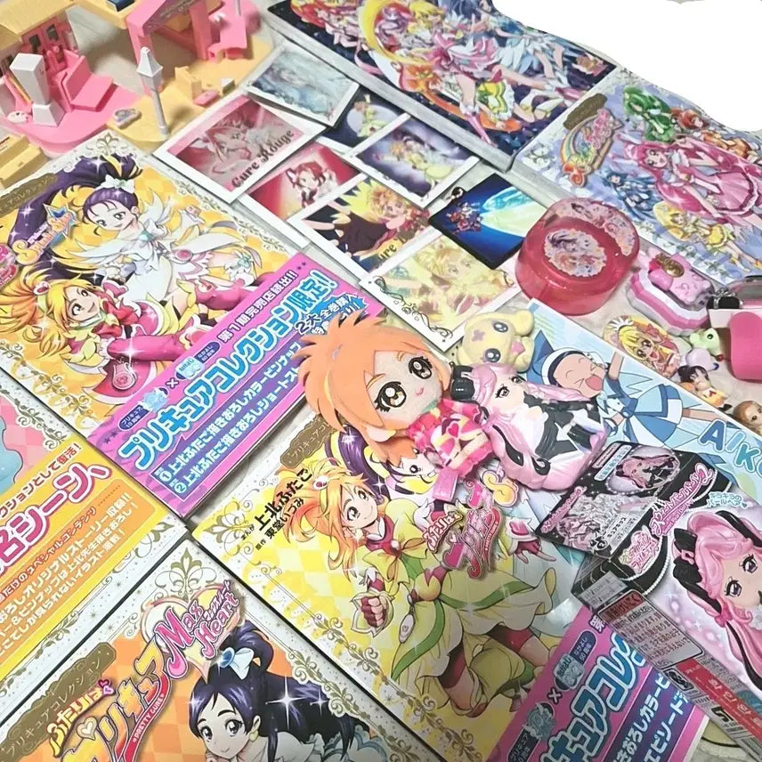 [BUNJANG] Futari wa Pretty Cure Bundle Set - Manga, Plush, Gacha, Figures / 일괄스마일 스플래쉬 두사람은 프리큐어 만화책 누이 가챠 쿠지 고전 피규어