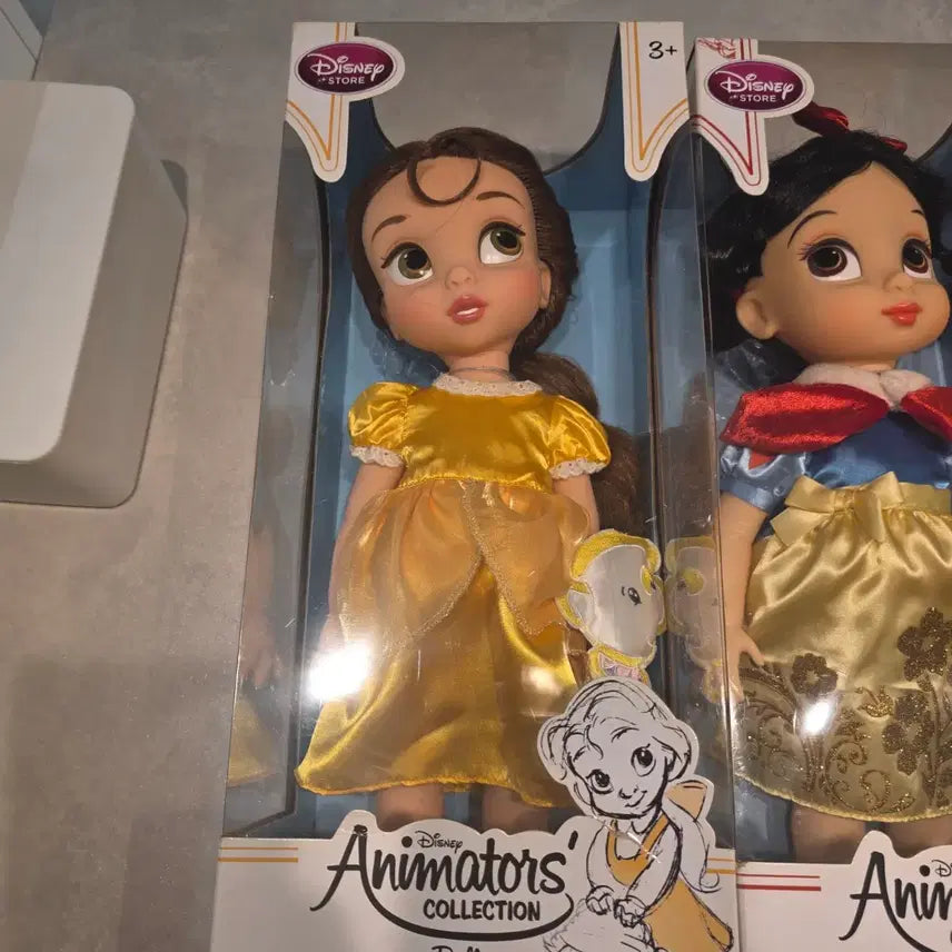 [BUNJANG] Disney Baby Doll Old Collection Belle, Snow White, Anna Set / 디즈니 베이비돌 구 컬렉션 인형 벨/백설공주/안나 세트