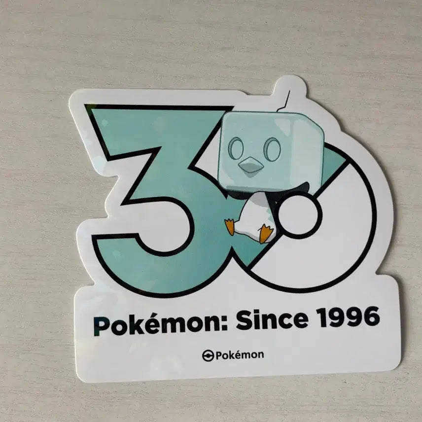 [BUNJANG] Pokemon 30th Anniversary Bingchubo Sticker / 포켓몬 30주년 스티커 빙큐보