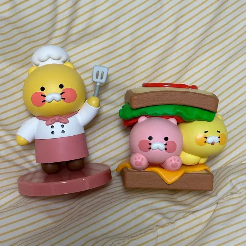 [BUNJANG] ChunSik Sandwich Maker Chef ChunSik Figure / 춘식이 맛삼춘 춘식이 샌드위치 피규어 요리사 춘식이
