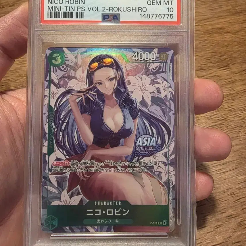 [BUNJANG] One Piece Mini Tin Nico Robin Card PSA 10 / 원피스 미니틴 니코 로빈 카드 PSA 10