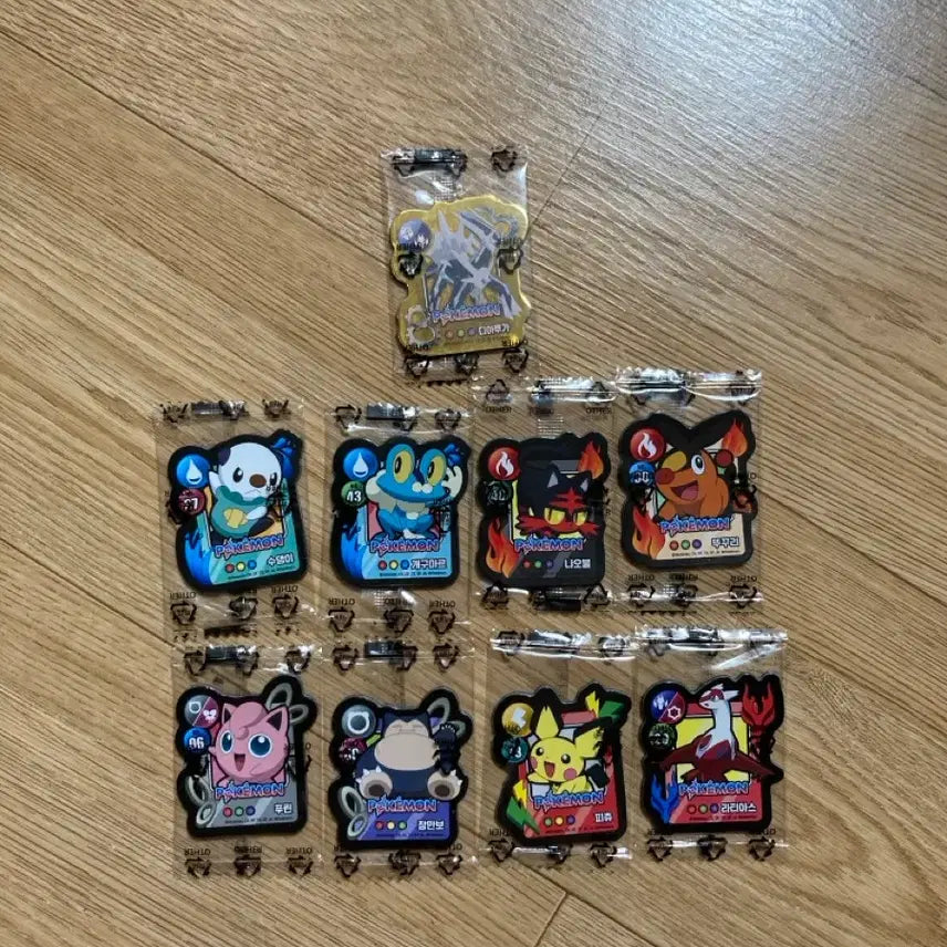 [BUNJANG] Pokemon Cookie Magnet Bundle Set / (일괄) 포켓몬 쿠키 마그넷