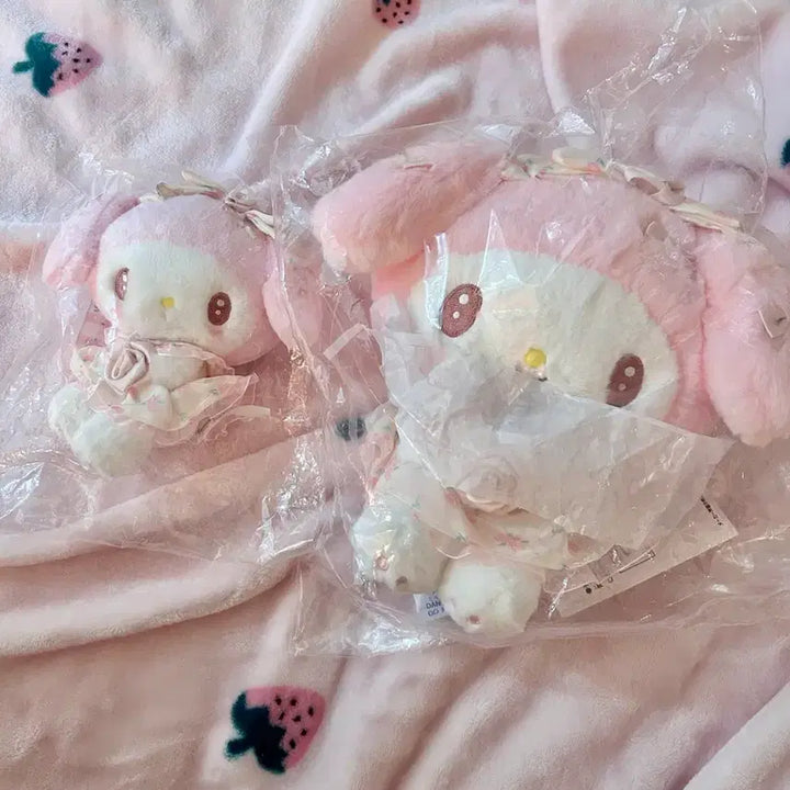 [BUNJANG] Sanrio Dolly Rose My Melody Nui Mascot Bundle Set / 산리오 돌리로즈 마이멜로디 누이 마스코트 세트 일괄