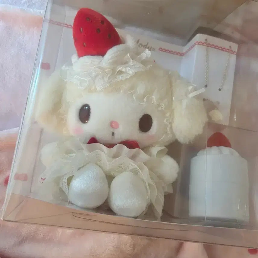 [BUNJANG] Sanrio My Melody Shortcake Plush Doll (1st Edition) / 산리오 쇼트케이크 마이멜로디 누이 인형 쇼트케이크 1탄