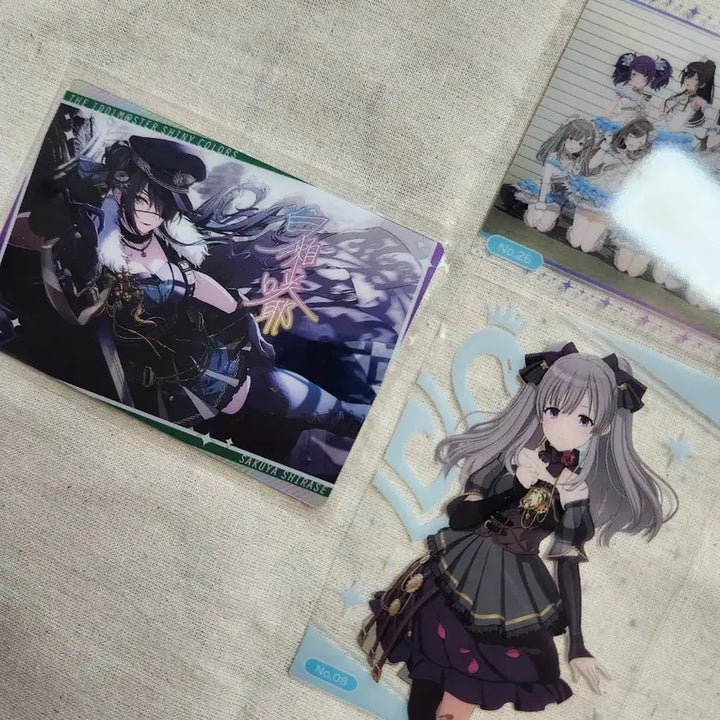 [BUNJANG] THE IDOLM@STER Shiny Colors Antica Kiriko Sakuya Clear Card Wafer Card / 샤니마스 클리어카드 웨하스카드 안티카 키리코 사쿠야 아이돌마스터