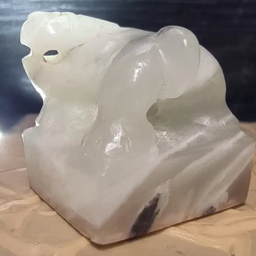 [BUNJANG] Mythical Beast Jade Seal / 비휴 옥 도장 검은 옥피를 남긴 도장