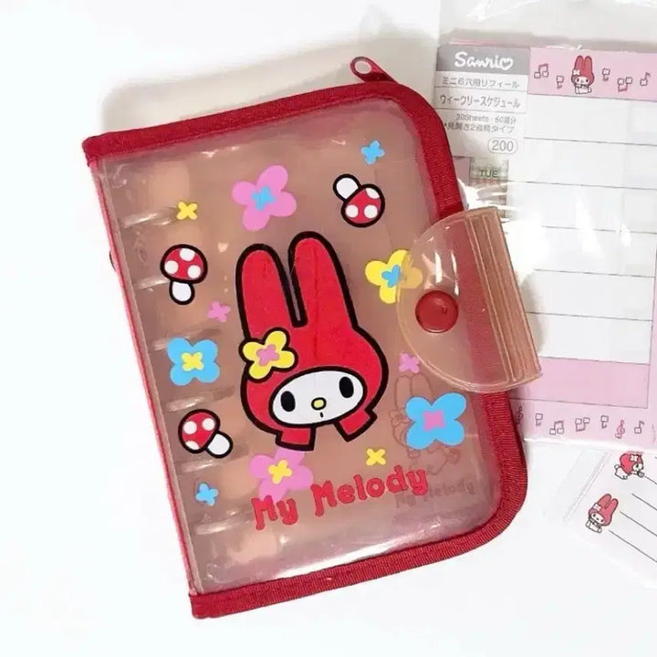 [BUNJANG] Sanrio My Melody &amp; Kitty Classic Diary Set (Cover Only) / 빨간마멜 마이멜로디다이어리 고전키티다이어리 고전다이어리 육공다이어리