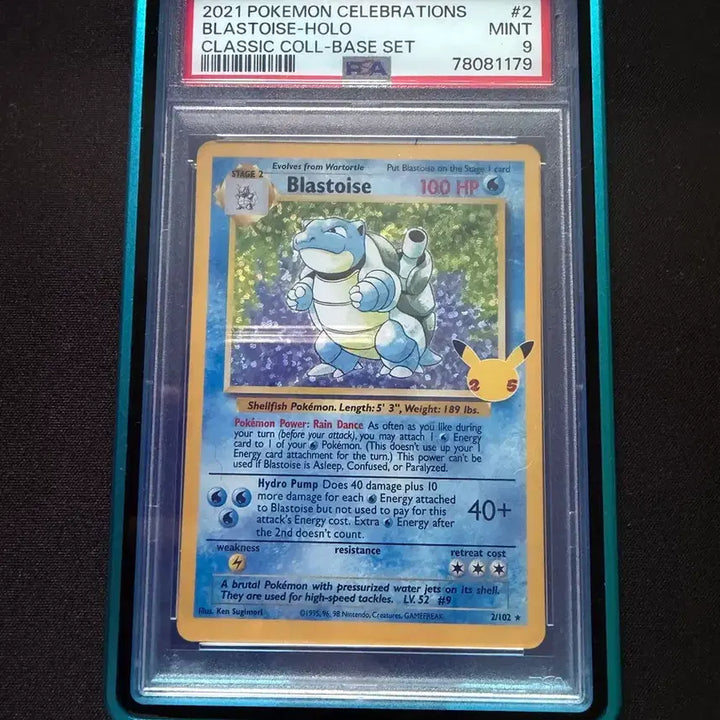 [BUNJANG] Pokemon 25th Anniversary Blastoise Graded Card (PSA 9) / 2021 포켓몬 25주년 거북왕 psa9 급처