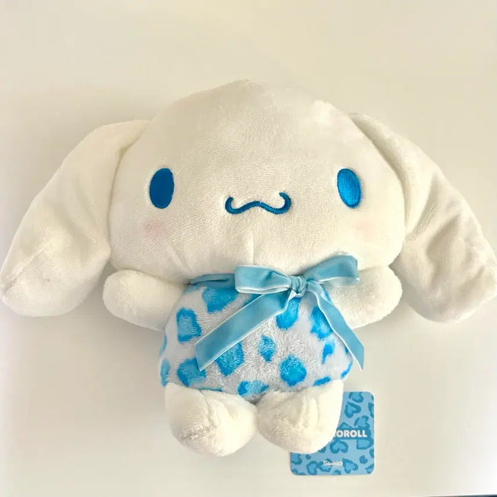 [BUNJANG] Cinnamoroll Leopard Medium Plush Doll / 시나모롤 레오파드 중형 인형