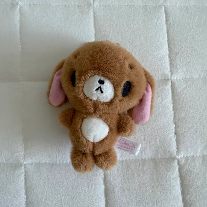 [BUNJANG] Sanrio Sugarbunnies Kurousa 10cm Plush Keychain / 산리오 슈가바니즈 쿠로우사 10cm 인형 키링