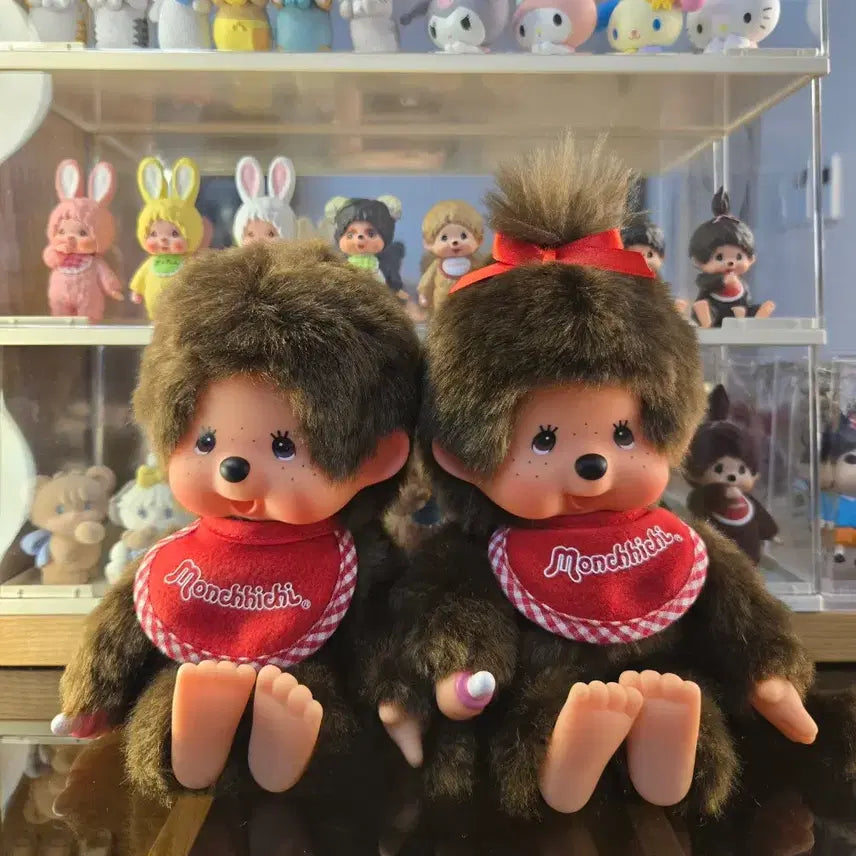 [BUNJANG] Monchhichi Premium Standard Brown Doll (S Size) Bundle Set / 몬치치 프리미엄 스탠다드 인형 브라운 S사이즈(일괄)