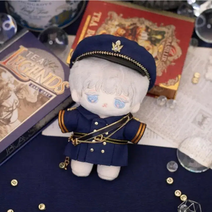 [BUNJANG] Ninimal Som Uniform Navy 10cm Doll Clothes / 니니멀 솜 제복 네이비 10cm 솜인형 옷 솜옷 떨옷