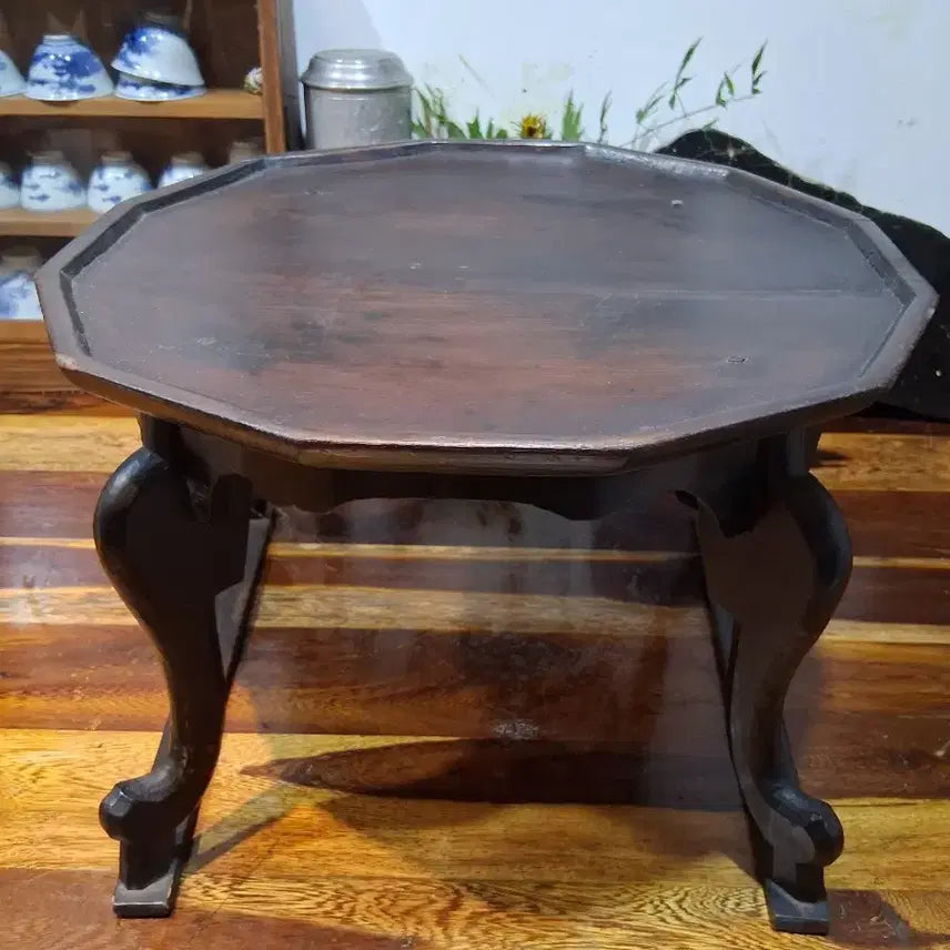 [BUNJANG] Antique Dog-Legged Soban (Small Dining Table) - Needs Repair / 오리지널골동 개다리소반(파손.수리해야함)