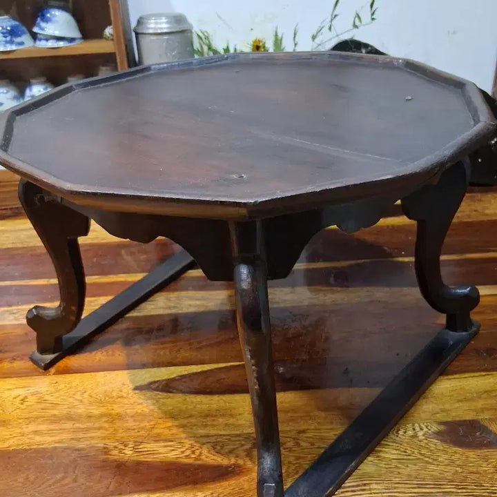 [BUNJANG] Antique Dog-Legged Soban (Small Dining Table) - Needs Repair / 오리지널골동 개다리소반(파손.수리해야함)