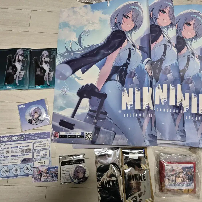 [BUNJANG] Goddess of Victory: Nikke AGF 2023 Official Goods Breed Bundle Set / 승리의 여신 니케 AGF2025 공식 굿즈 브리드