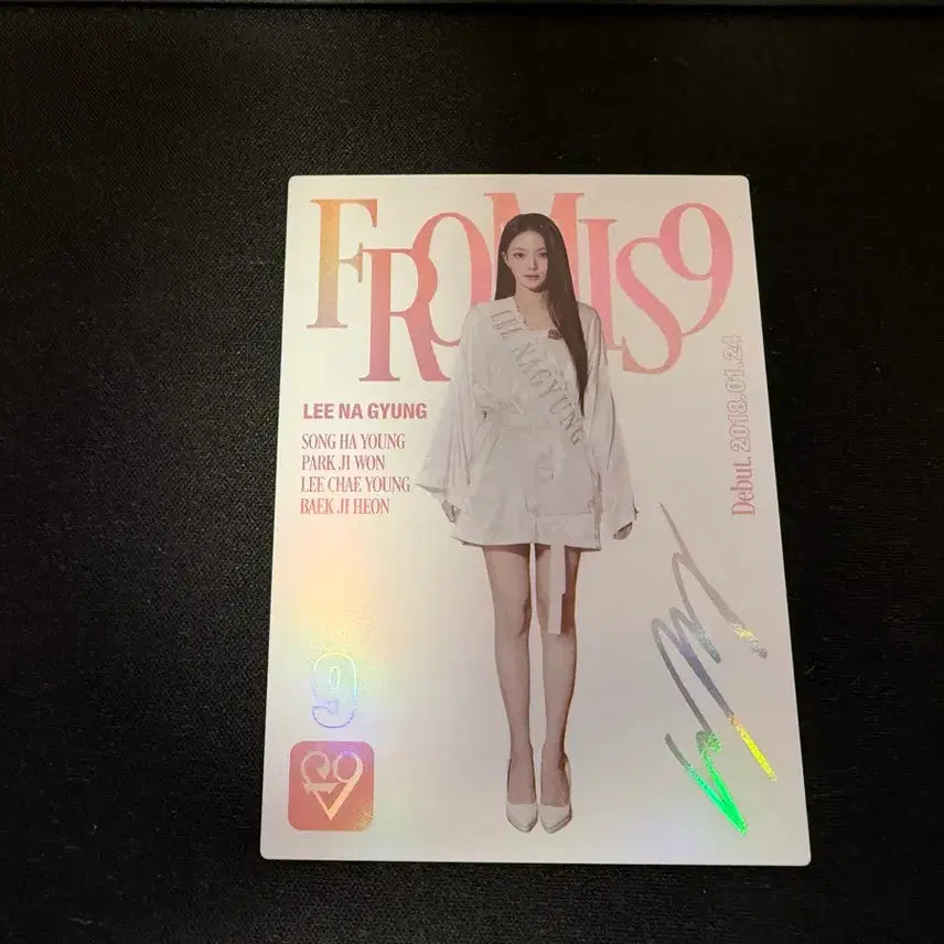 [BUNJANG] fromis_9 Lee Nagyung Autographed Photocard / 프로미스나인 테레카 이나경 싸인 포토카드