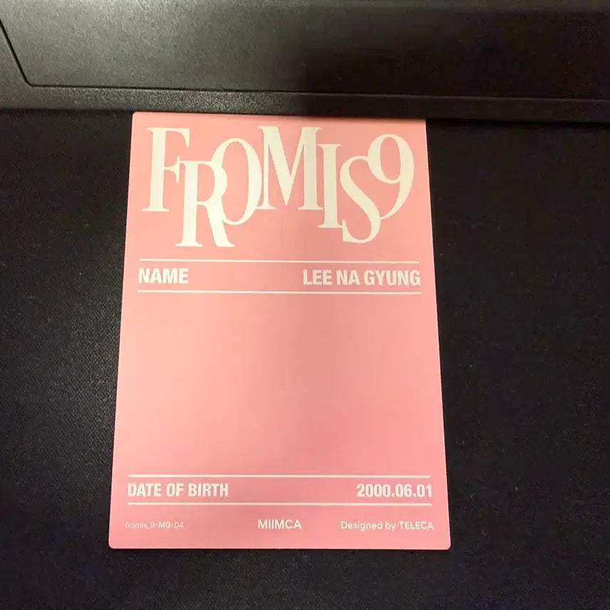 [BUNJANG] fromis_9 Lee Nagyung Autographed Photocard / 프로미스나인 테레카 이나경 싸인 포토카드