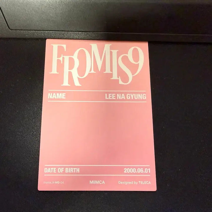 [BUNJANG] fromis_9 Lee Nagyung Autographed Photocard / 프로미스나인 테레카 이나경 싸인 포토카드