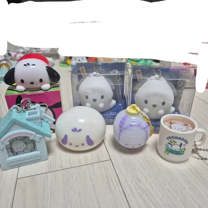 [BUNJANG] Sanrio Pochacco Light &amp; Mood Lamp Bundle Set / 산리오 포차코 라이트, 무드등 제품 일괄판매