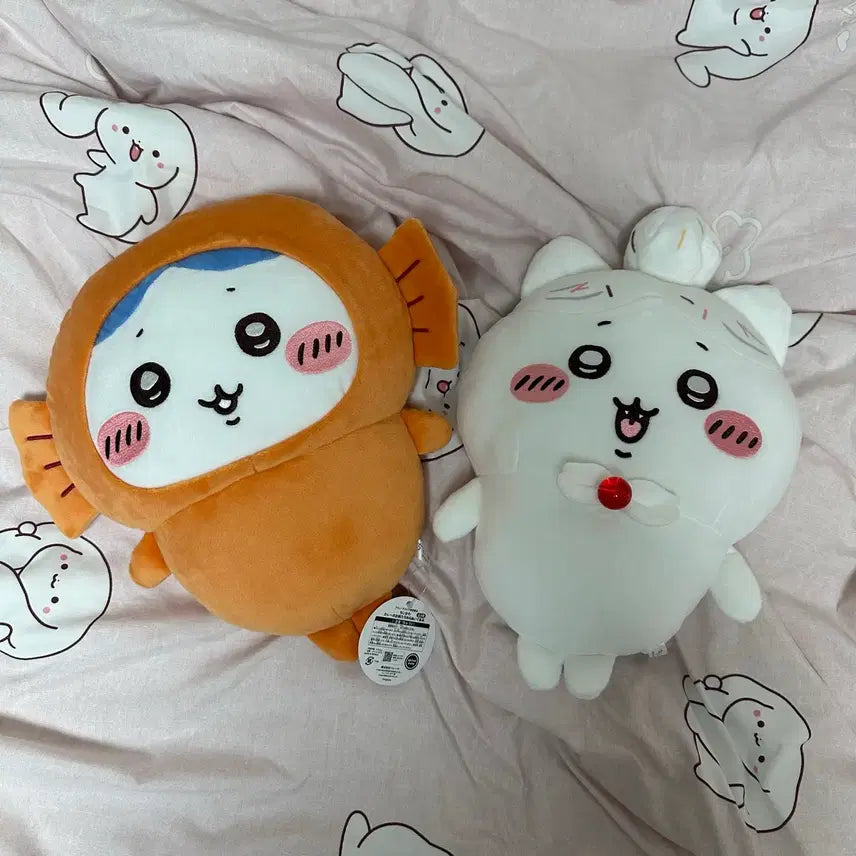 [BUNJANG] Kare no Tomodachi Hachiware Birthday Cake Plush (Set) / 카레의 친구들 하치와레, 생일 케이크 하치와레 인형