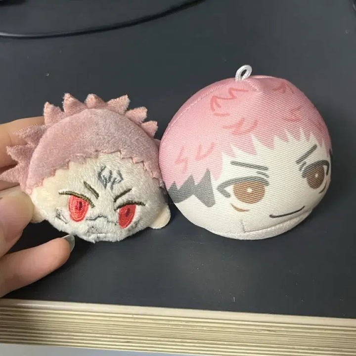 [BUNJANG] Jujutsu Kaisen Yuji Itadori Manju, Sukuna Plush Badge Set / 주술회전 이타도리 유지 만쥬 스쿠나 인형 뱃지