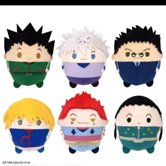 [BUNJANG] Hunter x Hunter Fuwacoring Doll Set Gon + Leorio / 헌터x헌터 후와코로링 인형 세트 곤 + 레오리오