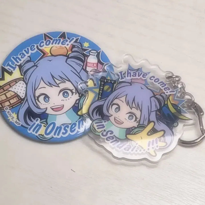 [BUNJANG] My Hero Academia Niji Seta Limited Edition Keychain &amp; Badge Set / 나히아 하도 네지레 세트 지역한정판 키링뱃지 나의히어로아카데미아