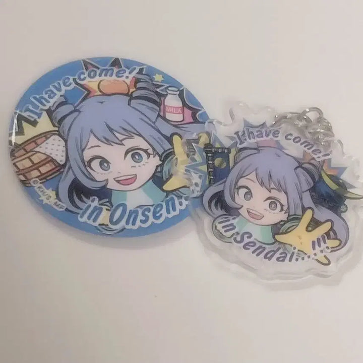 [BUNJANG] My Hero Academia Niji Seta Limited Edition Keychain &amp; Badge Set / 나히아 하도 네지레 세트 지역한정판 키링뱃지 나의히어로아카데미아