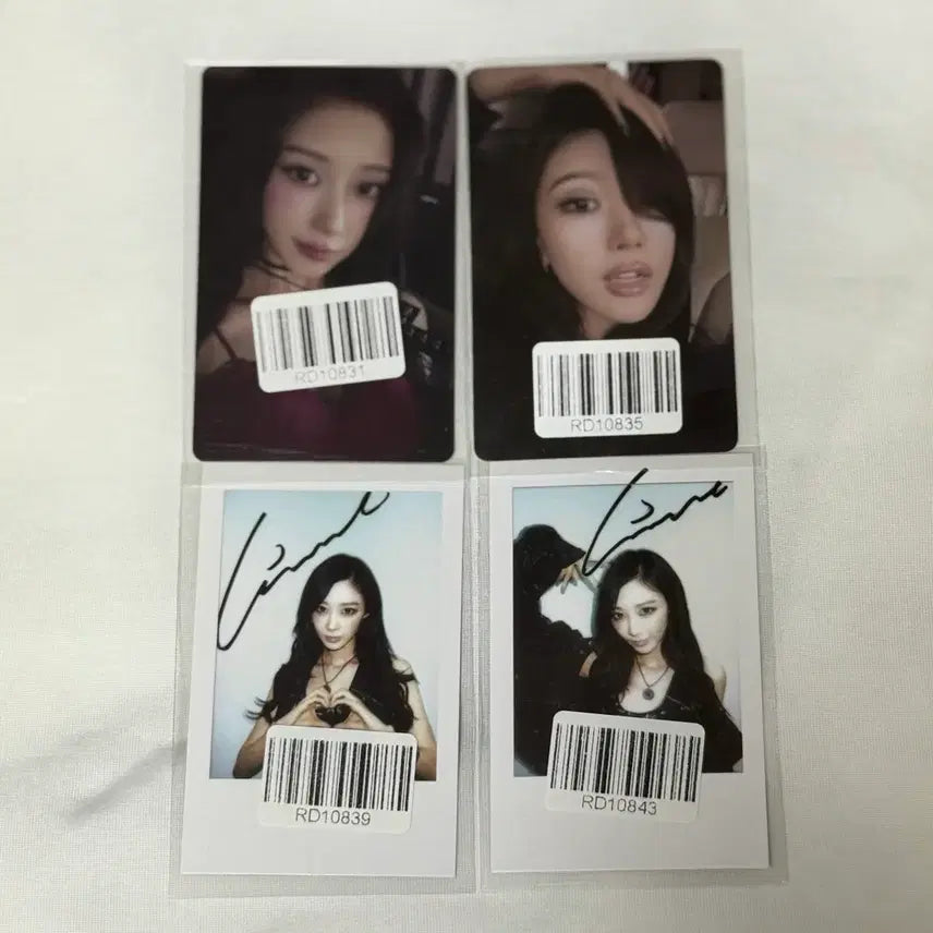 [BUNJANG] Aespa Giselle Lemonade KMS Photocard Polaroid Set / 에스파 지젤 레모네이드 kms 포카 폴라 세트