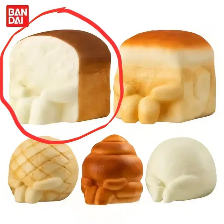 [BUNJANG] Soft Bread Big Size Gacha Toy / 언제오려나 말랑말랑 빵 빅사이즈 가챠 식빵(새상품)