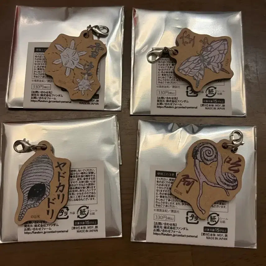 [BUNJANG] Chongsa Animation Exhibition Keychain Set (4 Types) / 충사 원화전 키링 4종