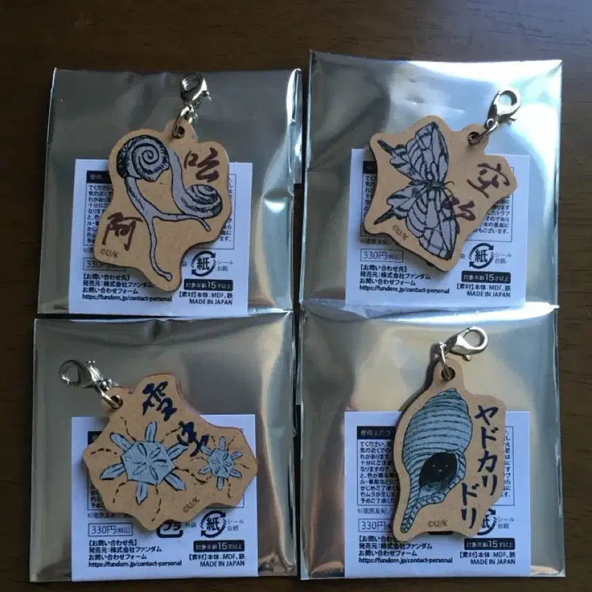 [BUNJANG] Chongsa Animation Exhibition Keychain Set (4 Types) / 충사 원화전 키링 4종