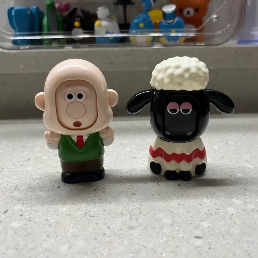 [BUNJANG] Wallace &amp; Gromit Face Change Figure Set / 월레스와 그로밋 두개 일괄