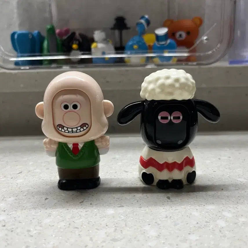 [BUNJANG] Wallace &amp; Gromit Face Change Figure Set / 월레스와 그로밋 두개 일괄