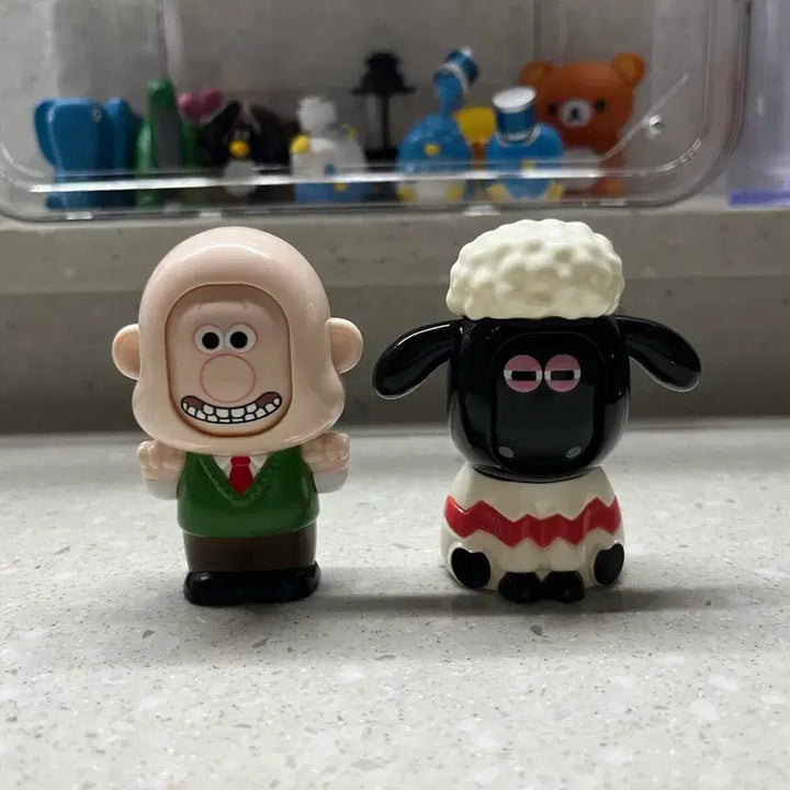 [BUNJANG] Wallace &amp; Gromit Face Change Figure Set / 월레스와 그로밋 두개 일괄