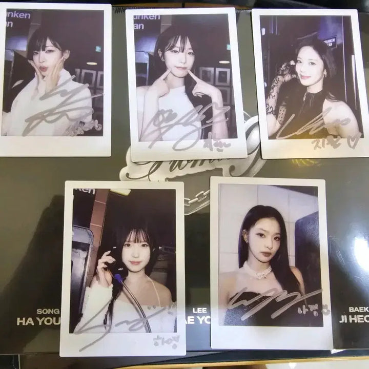 [BUNJANG] Terreca FromStore Signed Polaroid Photocard / 테레카 프롬스토어 특전 싸인폴라로이드 포토카드 판매합니다