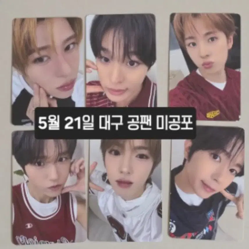 [BUNJANG] NCT WISH Daegu Fan Sign POB Photocard / 260521 엔시티위시 NCTWISH 대구 공팬 미공포