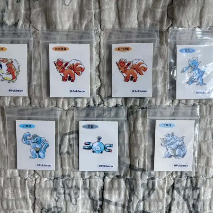 [BUNJANG] Pokemon Artwork Bread Tag Stickers Bundle / 포켓몬 아트워크 띠부씰 판매 &amp; 교환