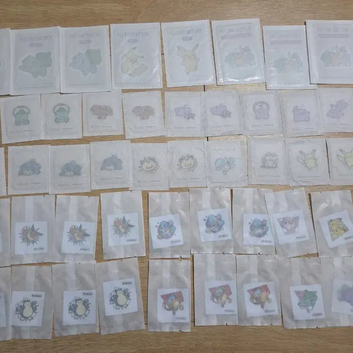 [BUNJANG] Pokemon Stickers Bundle Set / 올리브영 포켓몬 스티커 띠부씰 일괄판매