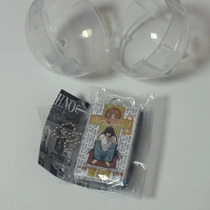 [BUNJANG] Death Note Acrylic Keychain Gacha (L, Light, Ryuk) / 데스노트 만화책 아크릴 키링 가챠 엘 라이토 류크 | 피규어 메지루시