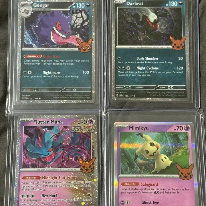 [BUNJANG] Pokemon Cards North America (Phantom, Darkrai, Mimikyu, Arrokuda) / 포켓몬 카드 북미판 (팬텀, 다크라이, 따라큐, 날치머)